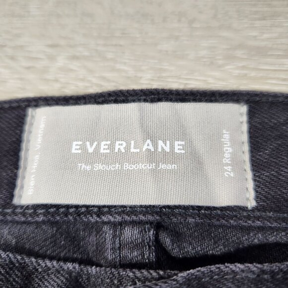 Everlane The Slouch Bootcut Mid Rise Jean New With Tags Women's Size 24 - Picture 11 of 14